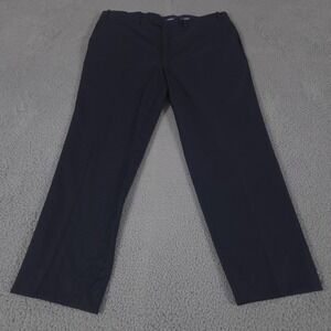 Peter Millar Pants Mens 40x31 Navy Straight Leg Slacks Trousers Preppy Office